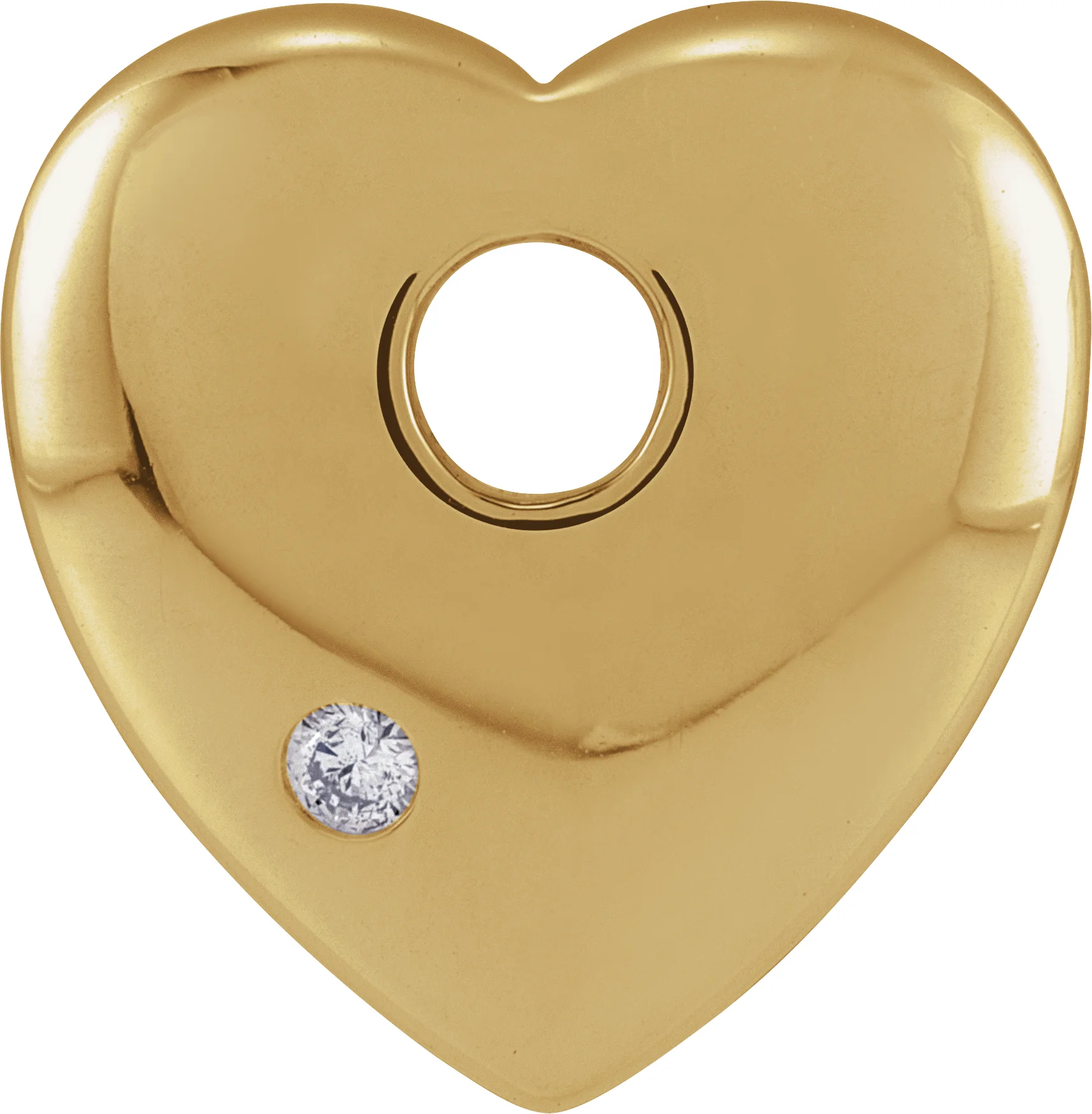 Heart Pendant engagement ring setting