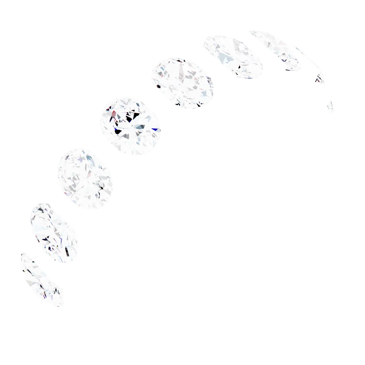 Long Light engagement ring setting