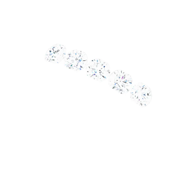 Channel-Set Five-Stone Flat Band view 5