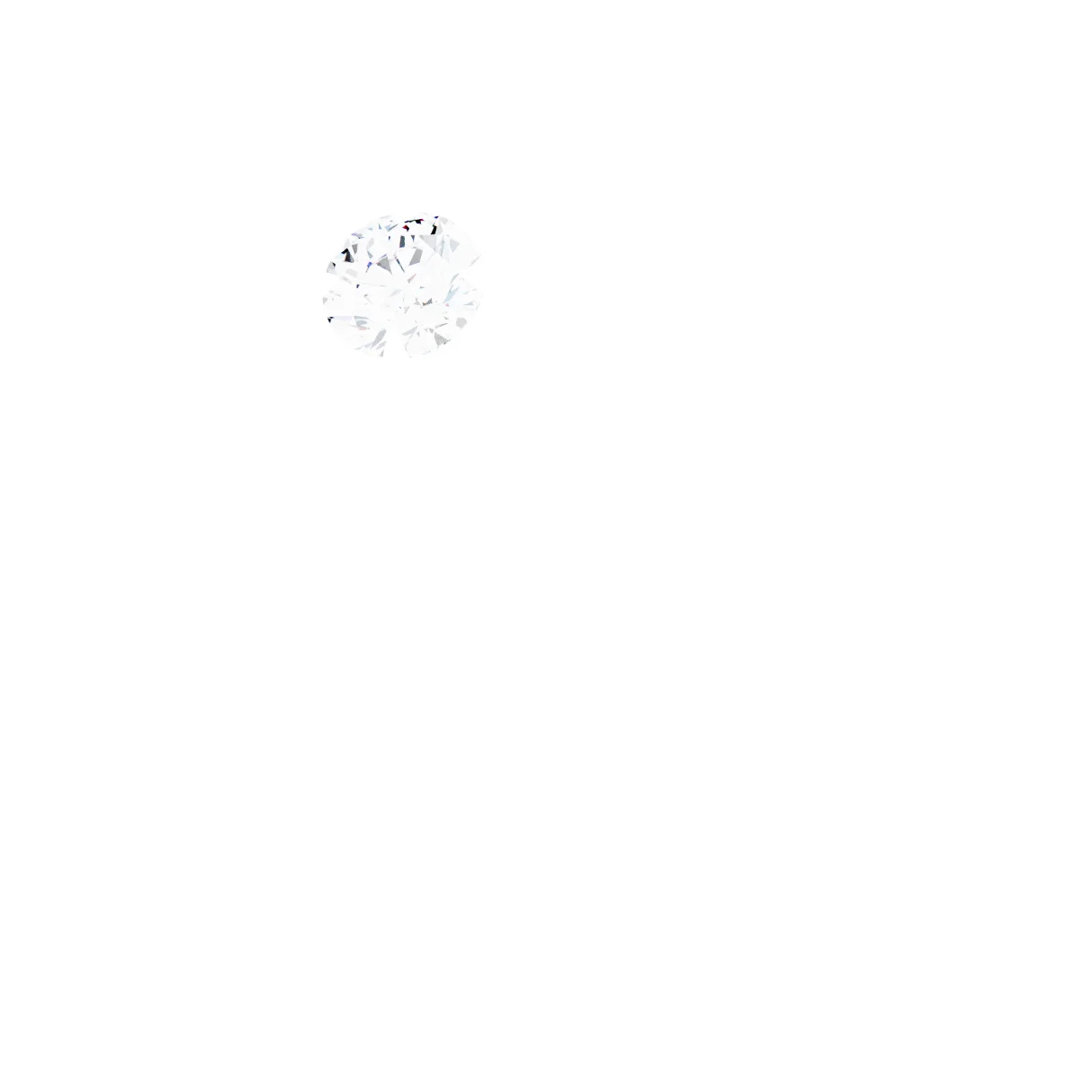 Three Points engagement ring setting