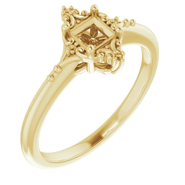 The Maxine engagement ring setting
