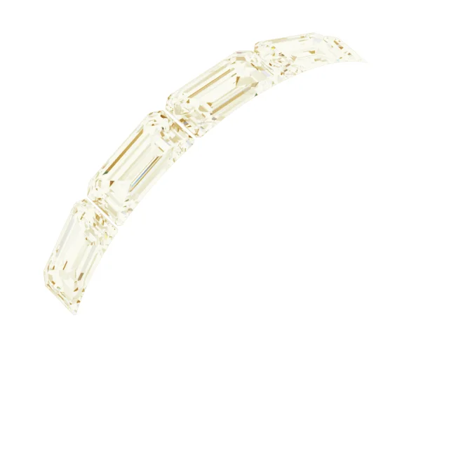 Channel-Set Five-Stone Anniversary Band band in 14K White Gold | Haejin Jewelry Brooklyn