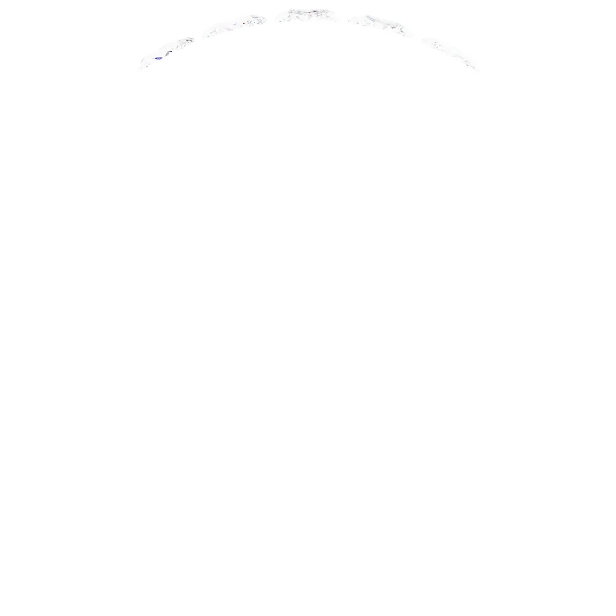 Beveled-Edge Five-Stone Band view 2