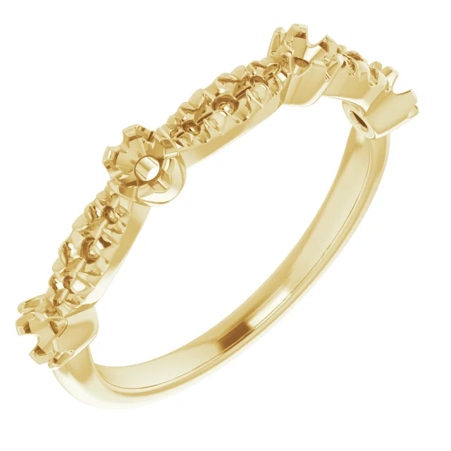 Long Bond engagement ring setting