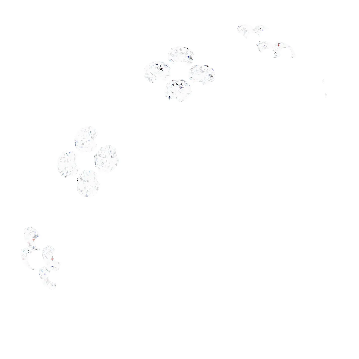 Nature-Inspired Anniversary Band band in 14K White Gold | Haejin Jewelry Brooklyn