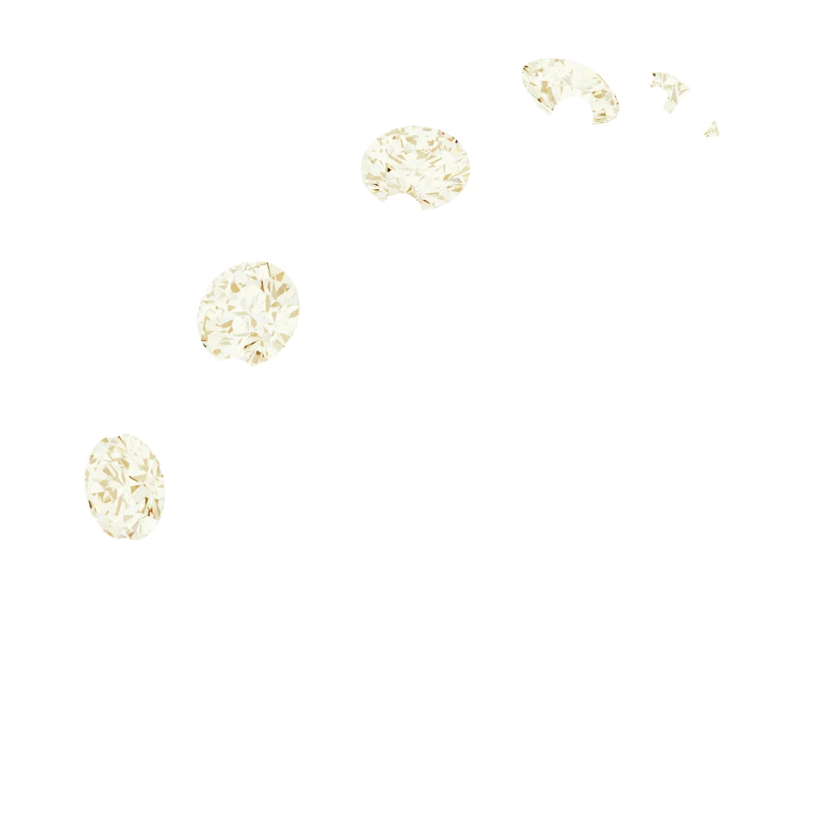 Five Points band in 14K White Gold | Haejin Jewelry Brooklyn