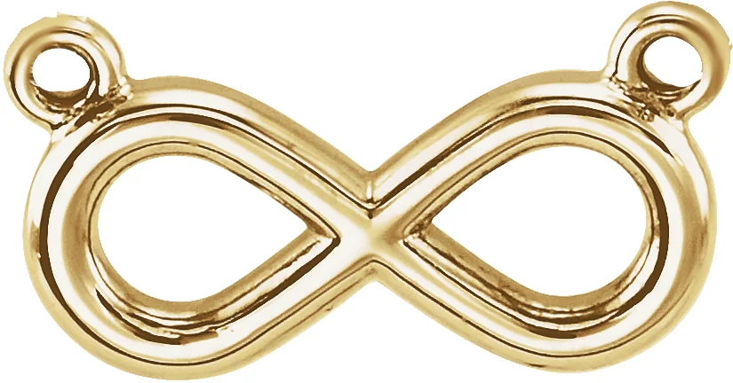 Infinity-Inspired Necklace or Center in 14K Yellow Gold | Haejin Jewelry Brooklyn