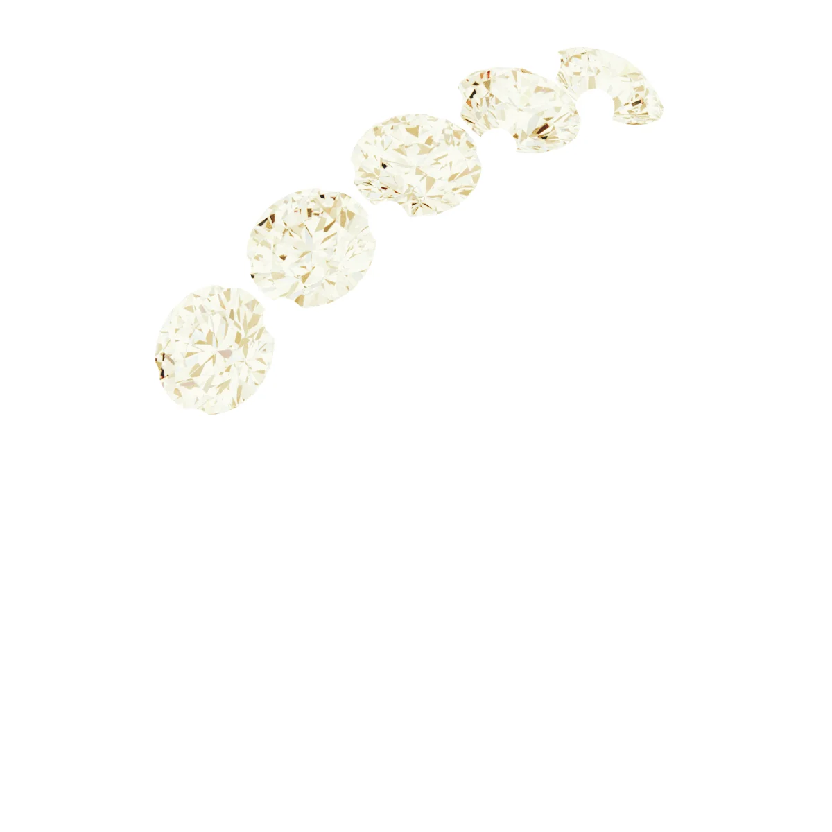 Five Points band in 14K White Gold | Haejin Jewelry Brooklyn