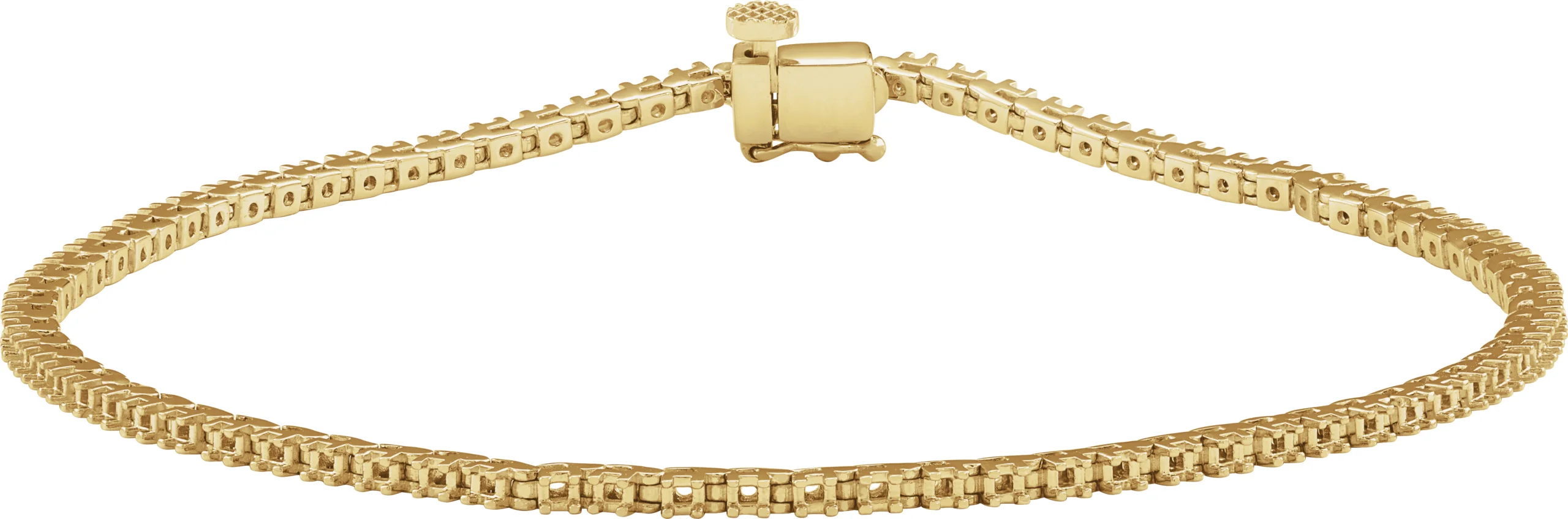Line Bracelet in 14K Yellow Gold | Haejin Jewelry Brooklyn