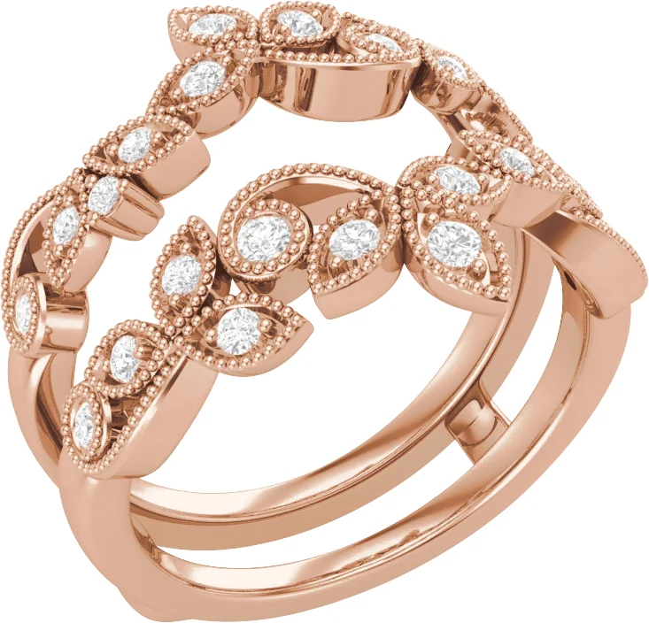 Close Guard band in 14K Rose Gold | Haejin Jewelry Brooklyn