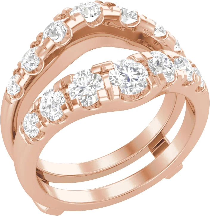 Close Guard band in 14K Rose Gold | Haejin Jewelry Brooklyn