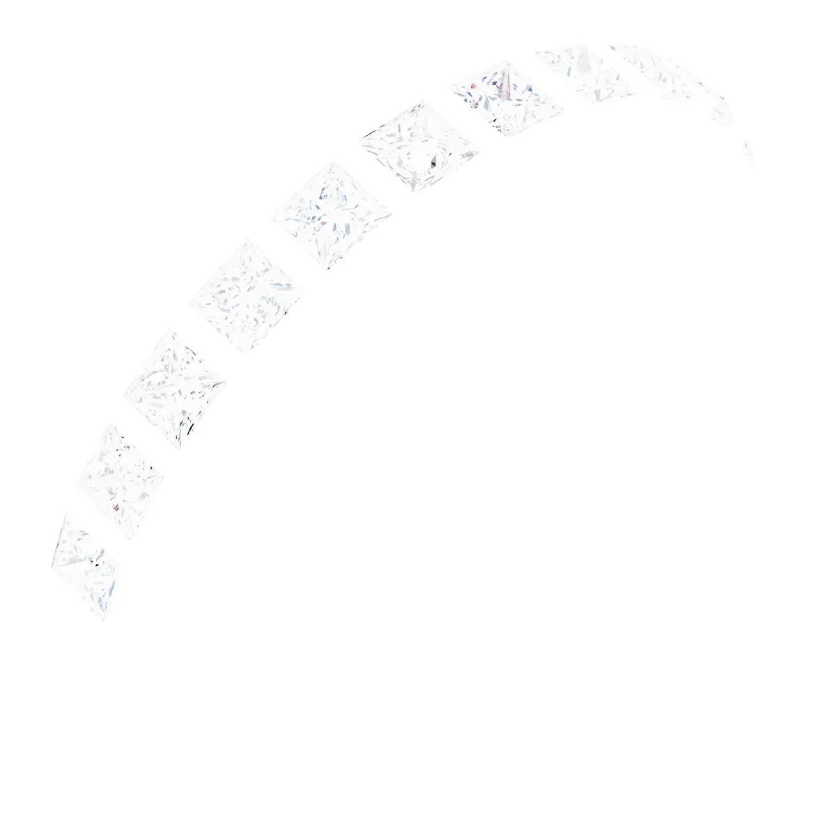 Long Light engagement ring setting