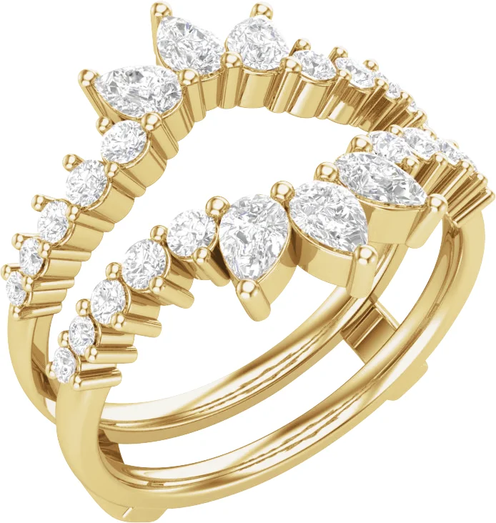 Close Guard band in 14K Yellow Gold | Haejin Jewelry Brooklyn