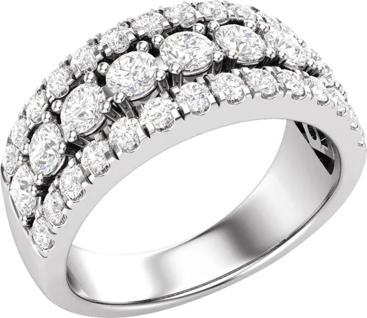 Long Bond engagement ring setting