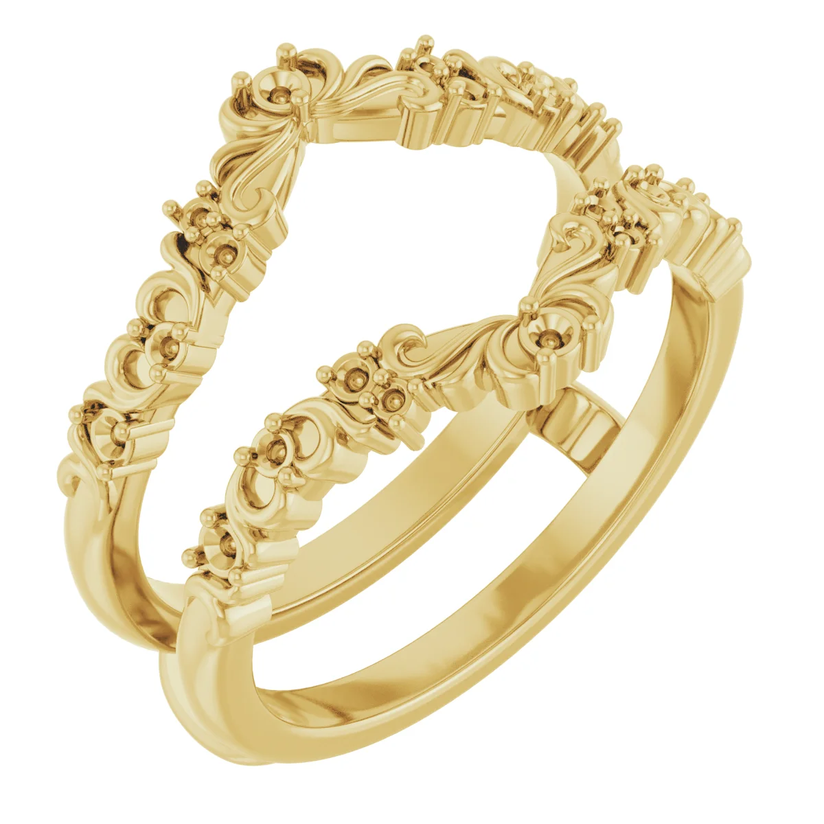 Close Guard band in 14K White Gold | Haejin Jewelry Brooklyn