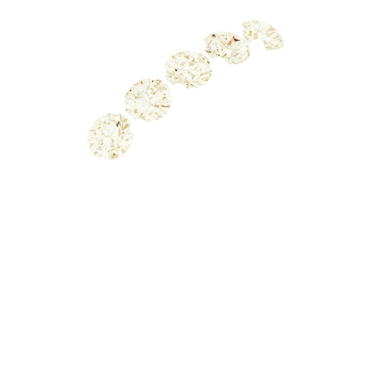 Five Points band in 14K White Gold | Haejin Jewelry Brooklyn