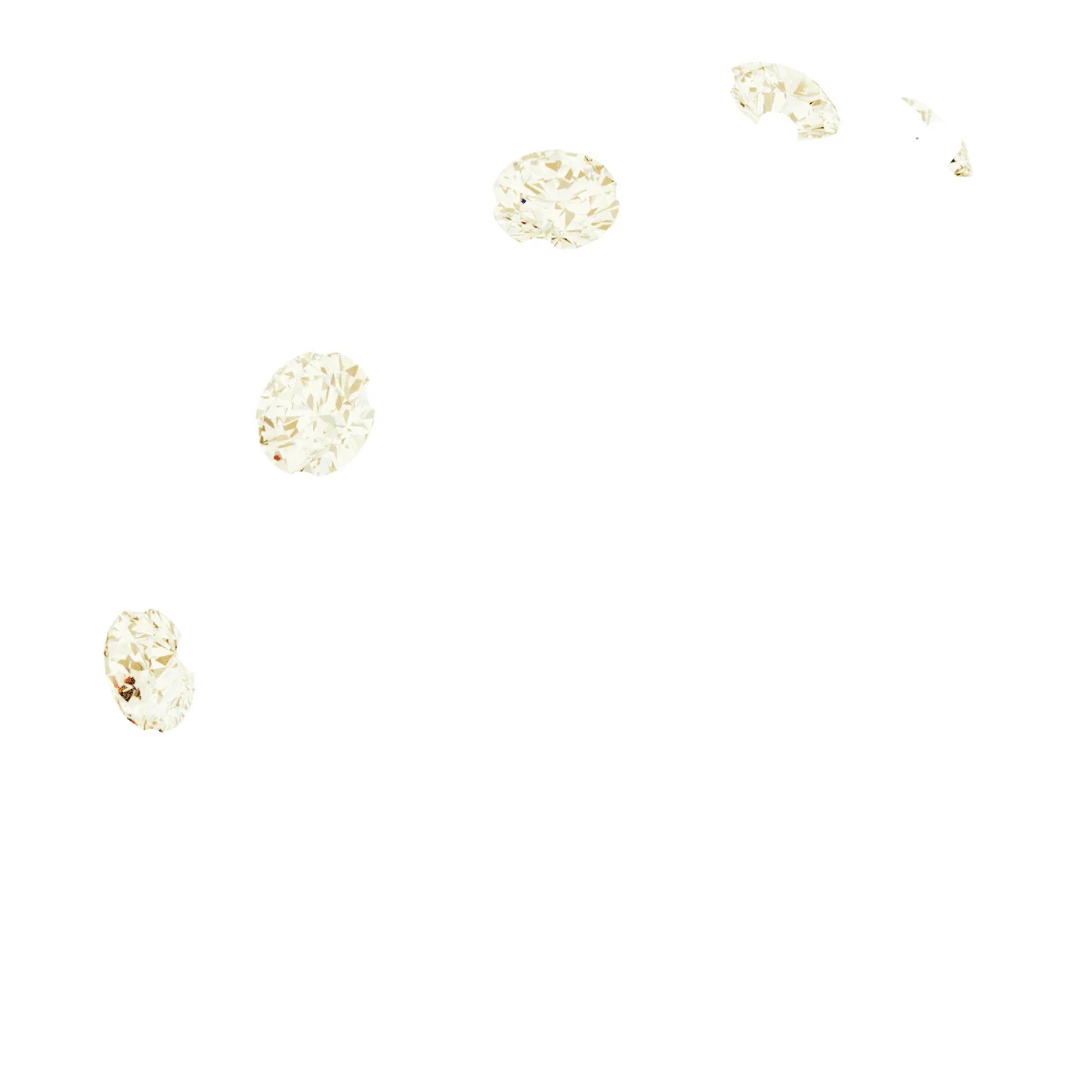 Mixed Points band in 14K White Gold | Haejin Jewelry Brooklyn
