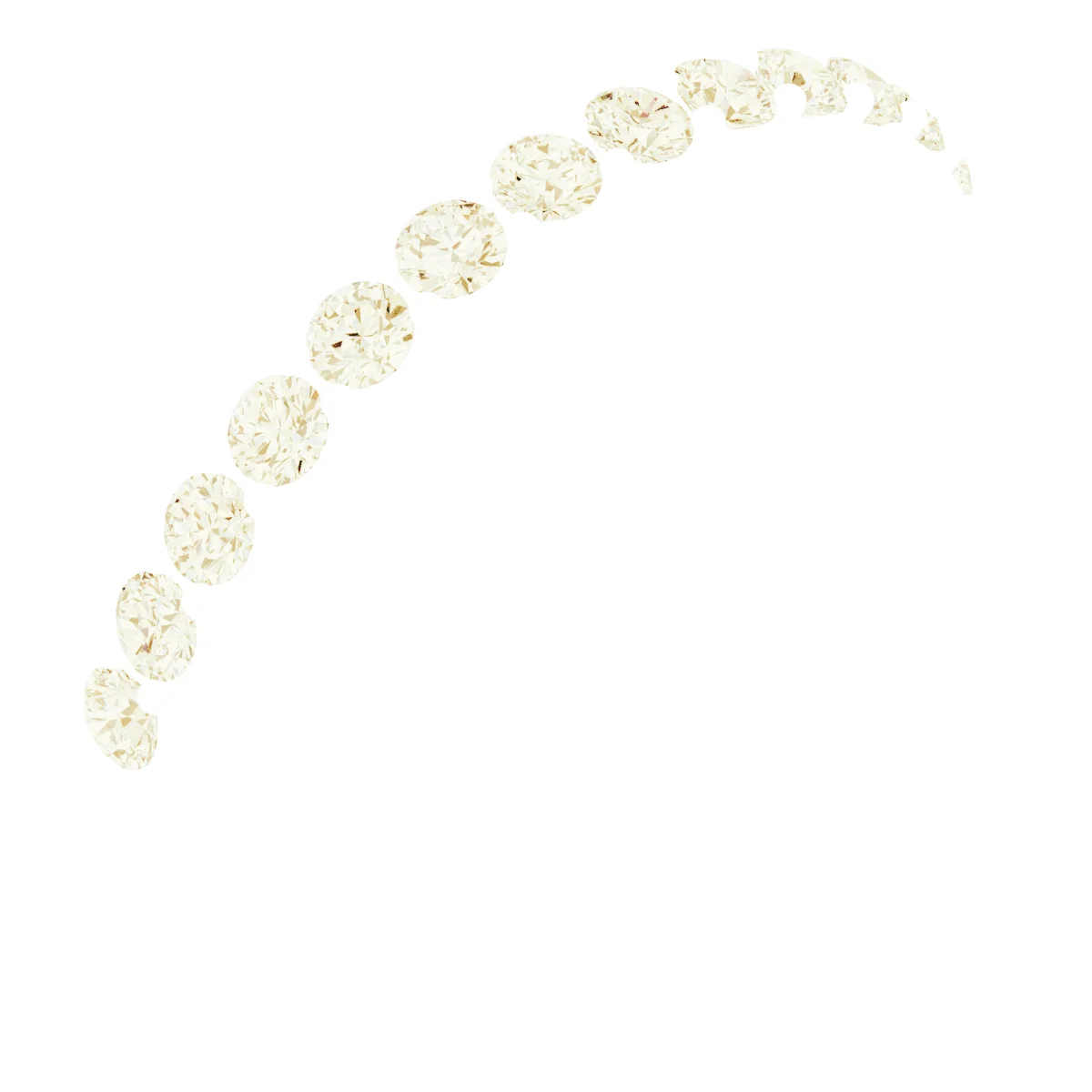 Paisley Anniversary Band band in 14K White Gold | Haejin Jewelry Brooklyn