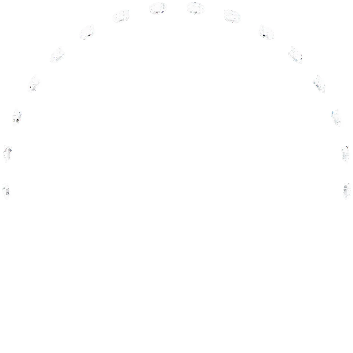 Channel-Set Double Row Anniversary Band view 2