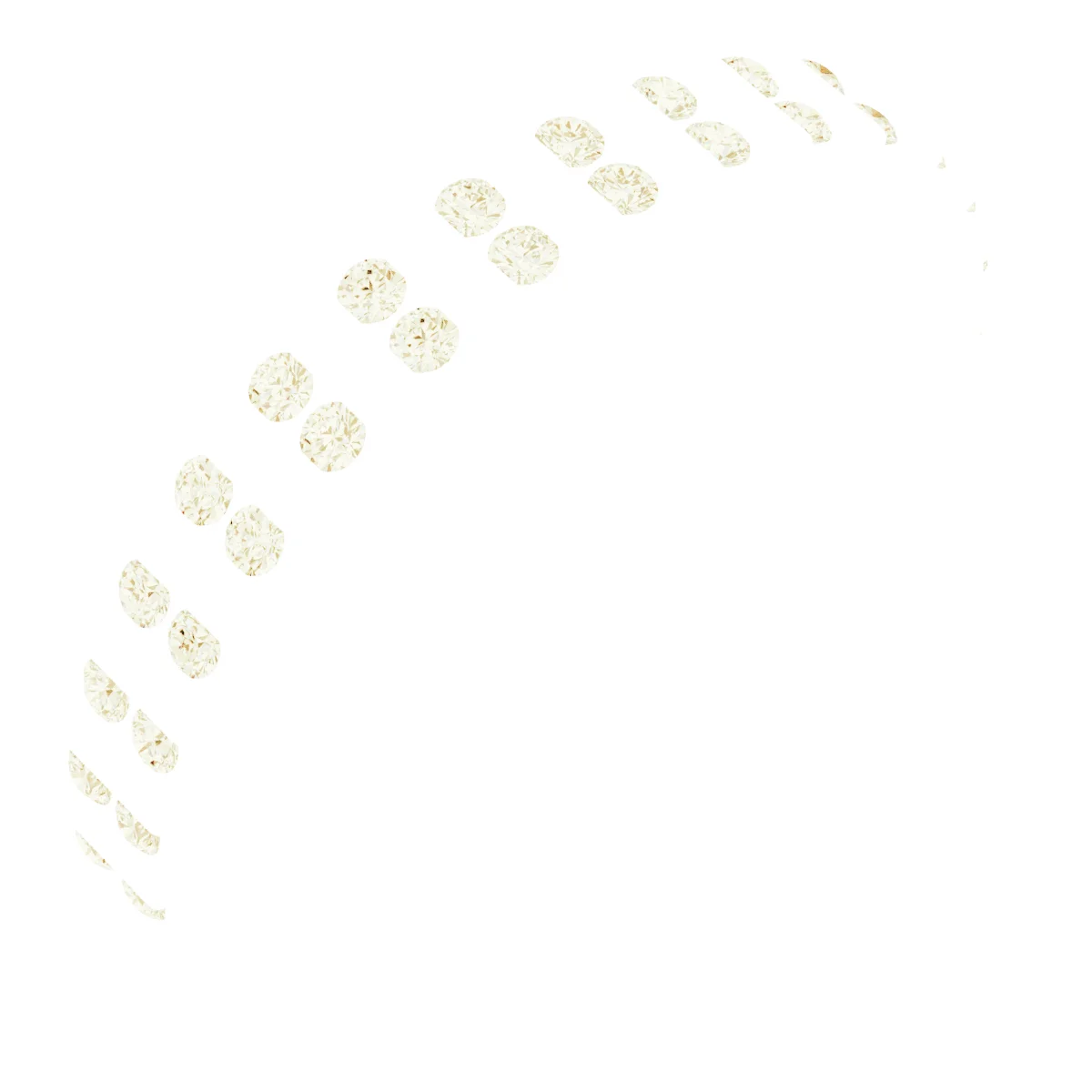 Channel-Set Double Row Anniversary Band band in 14K White Gold | Haejin Jewelry Brooklyn
