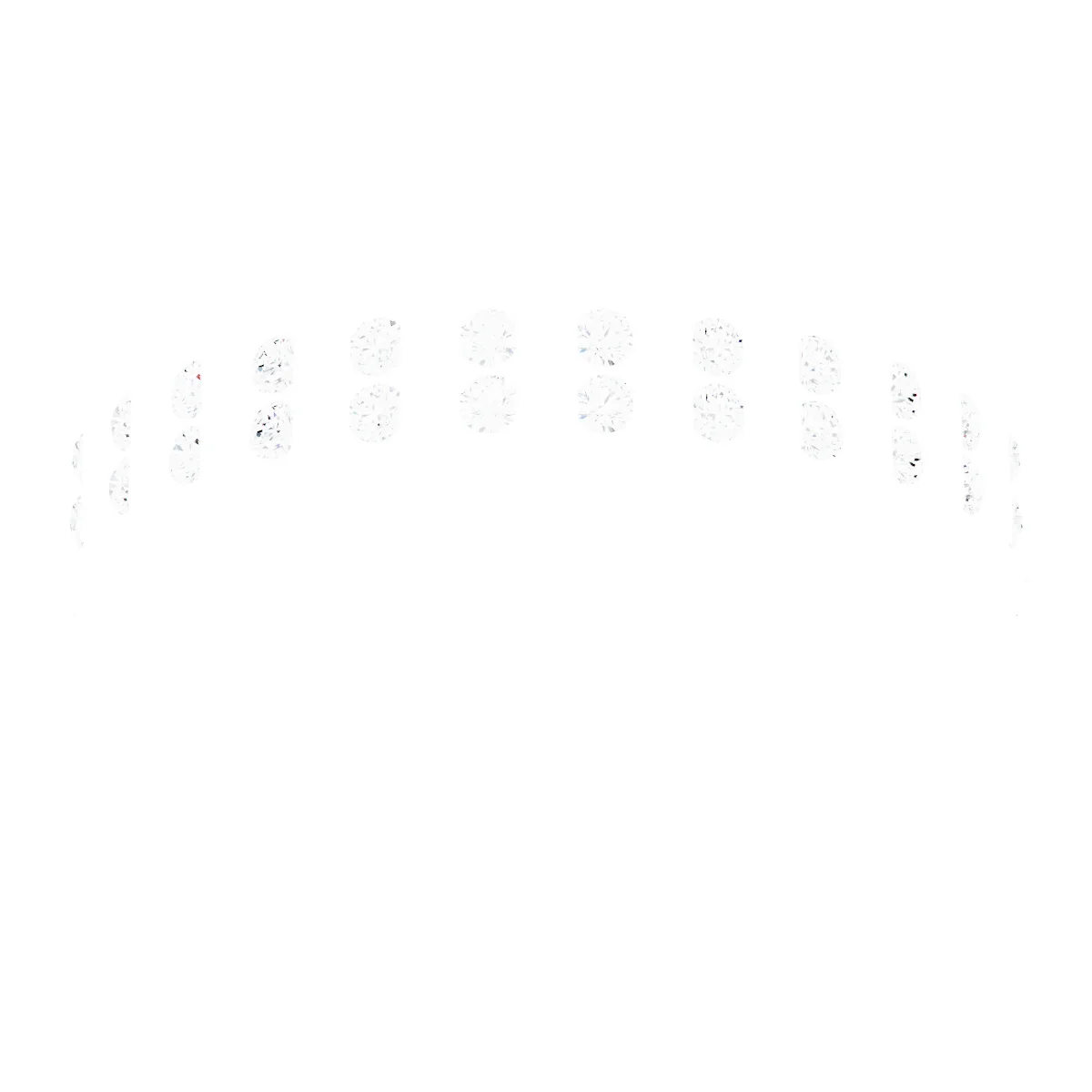 Channel-Set Double Row Anniversary Band view 3