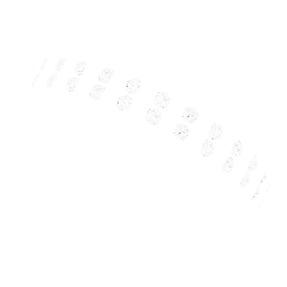 Channel-Set Double Row Anniversary Band view 5