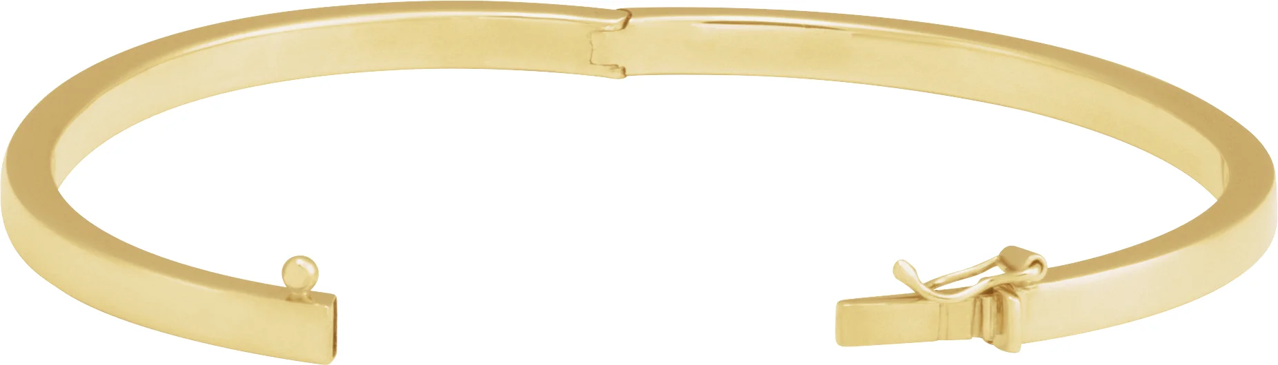 Engravable Hinged Bangle Bracelet view 2