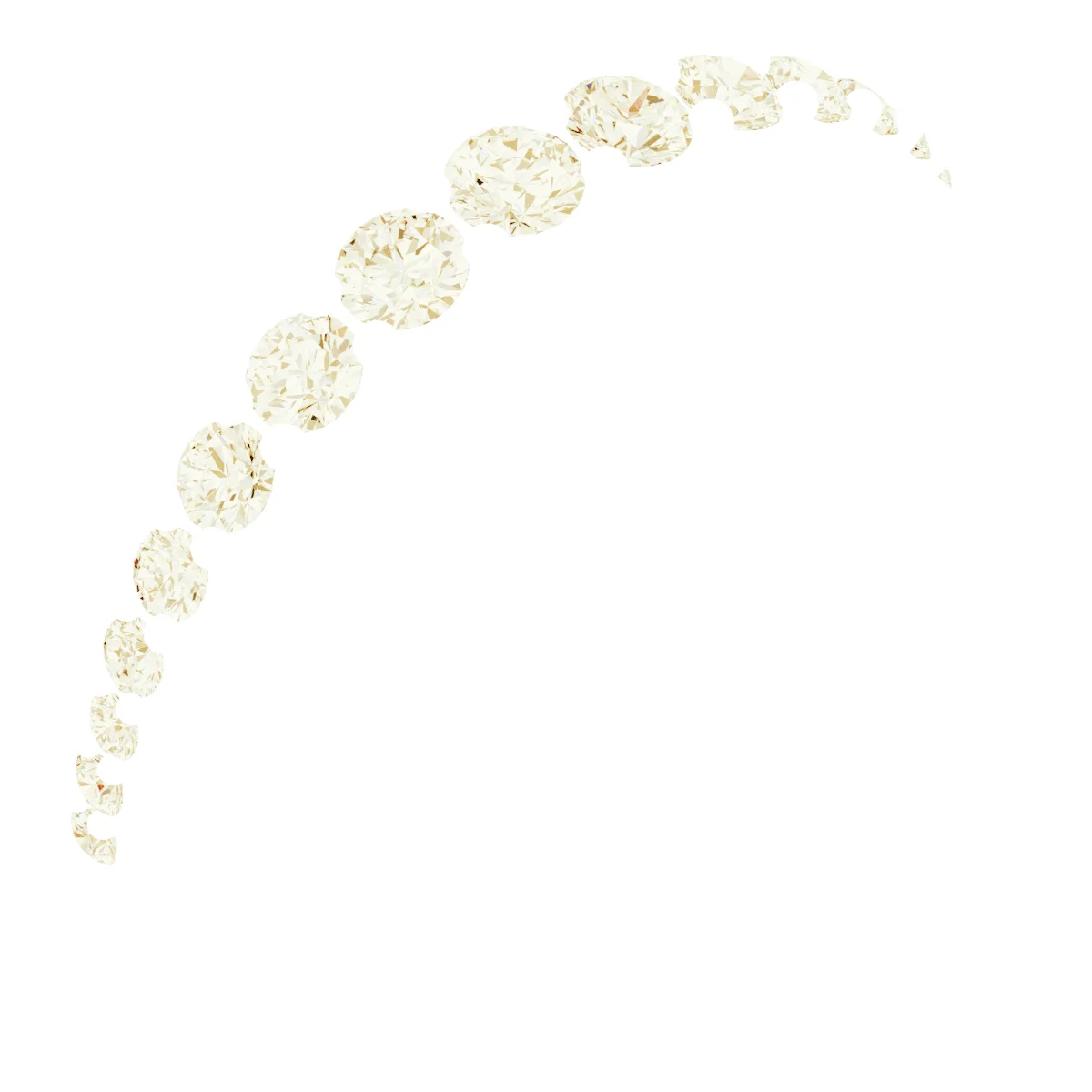 Graduated Anniversary Band band in 14K White Gold | Haejin Jewelry Brooklyn