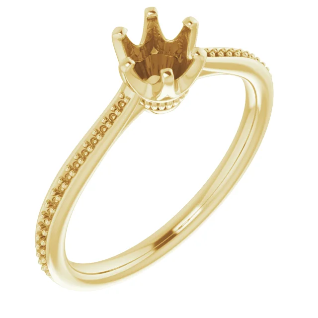 The Georgia engagement ring setting
