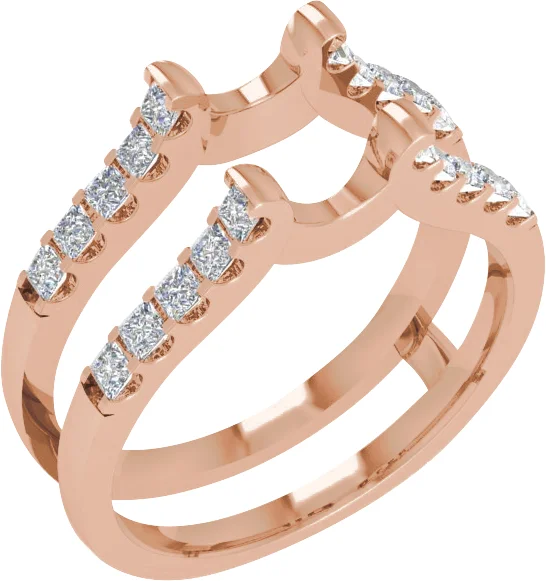 Close Guard engagement ring setting