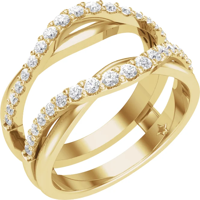 Close Guard band in 14K Yellow Gold | Haejin Jewelry Brooklyn