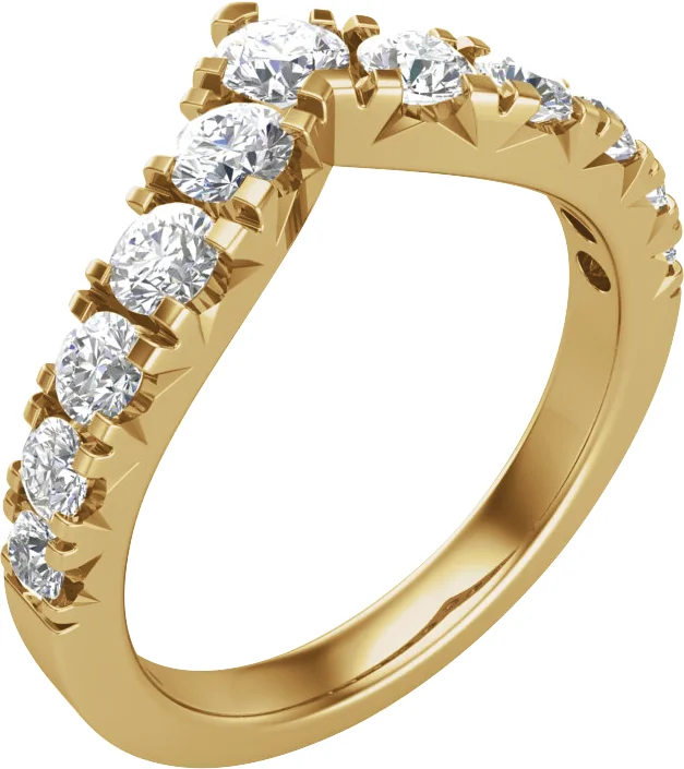 Soft Arc band in 14K Yellow Gold | Haejin Jewelry Brooklyn