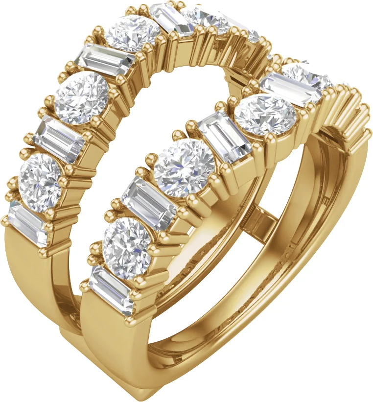 Close Guard band in 14K White Gold | Haejin Jewelry Brooklyn