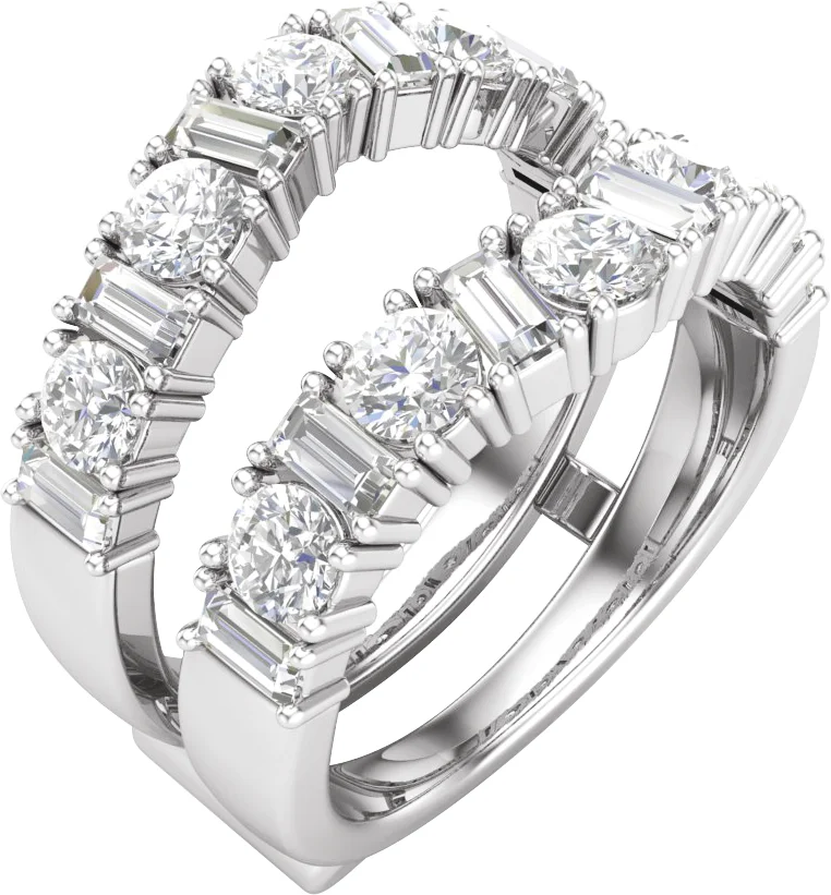 Close Guard engagement ring setting