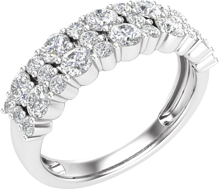 Long Bond engagement ring setting