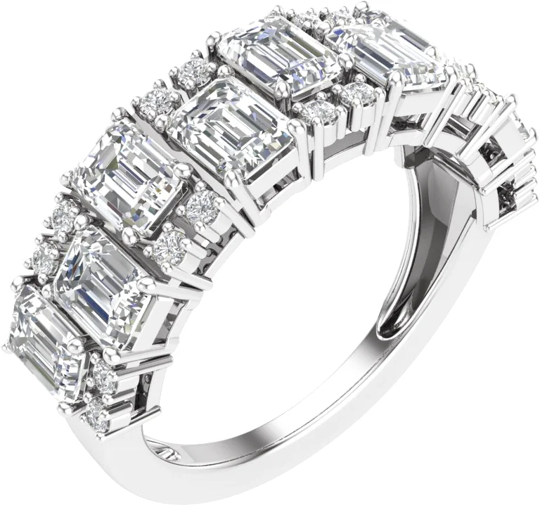 Long Bond engagement ring setting