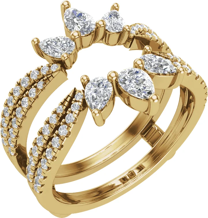 Close Guard band in 14K Yellow Gold | Haejin Jewelry Brooklyn
