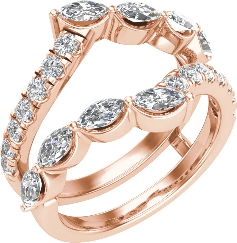 Close Guard engagement ring setting