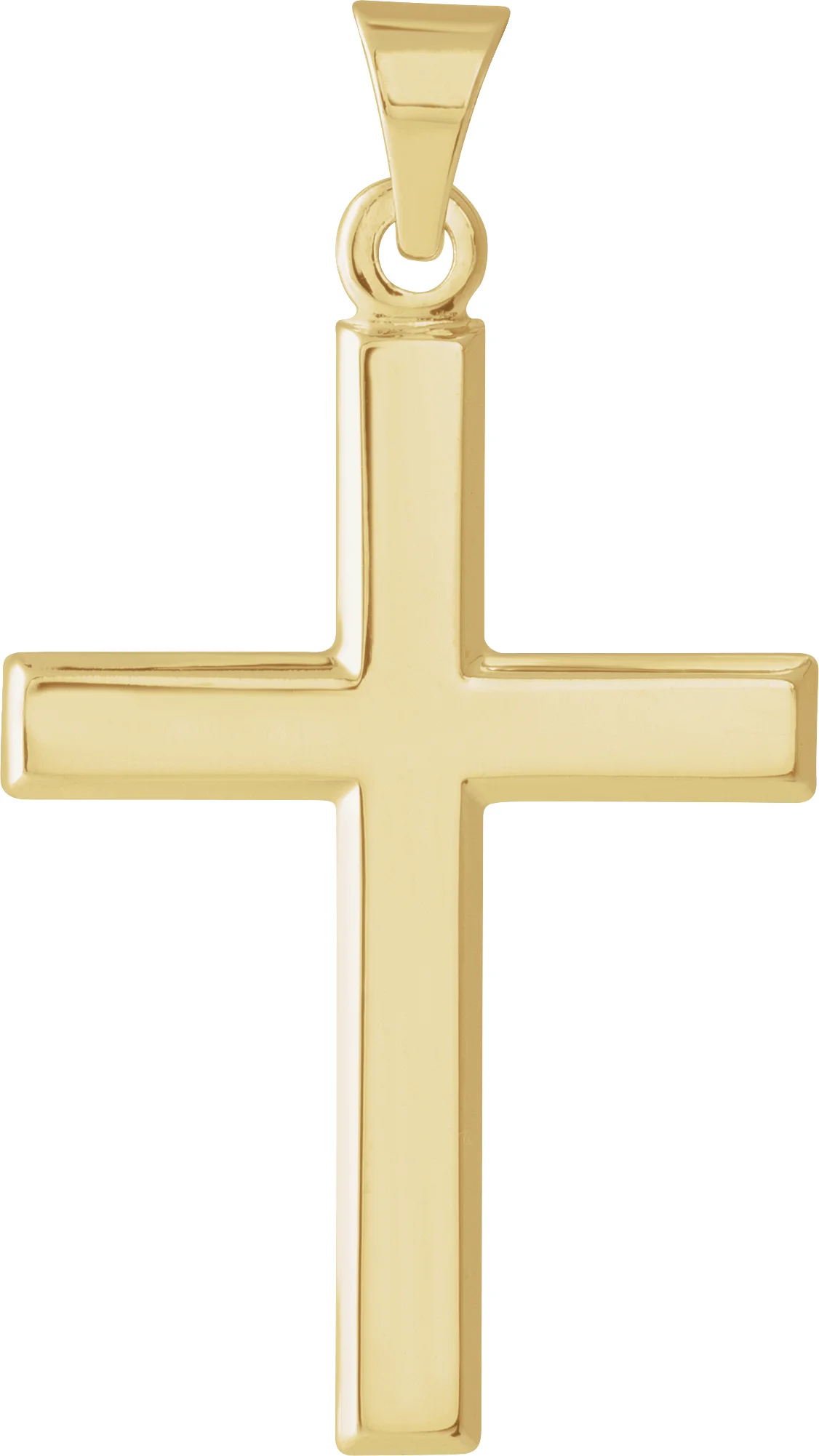Cross Necklace or Pendant in 14K Yellow Gold | Haejin Jewelry Brooklyn