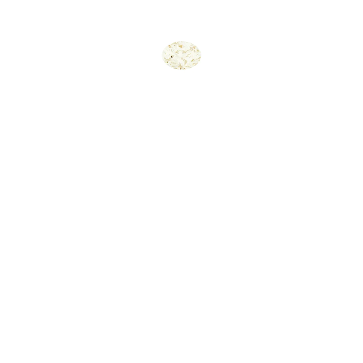 Bezel-Set Solitaire Band band in 14K White Gold | Haejin Jewelry Brooklyn