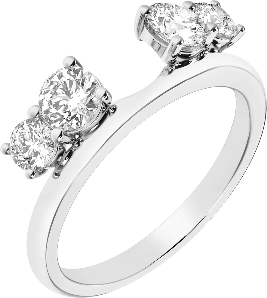 Wind Round engagement ring setting
