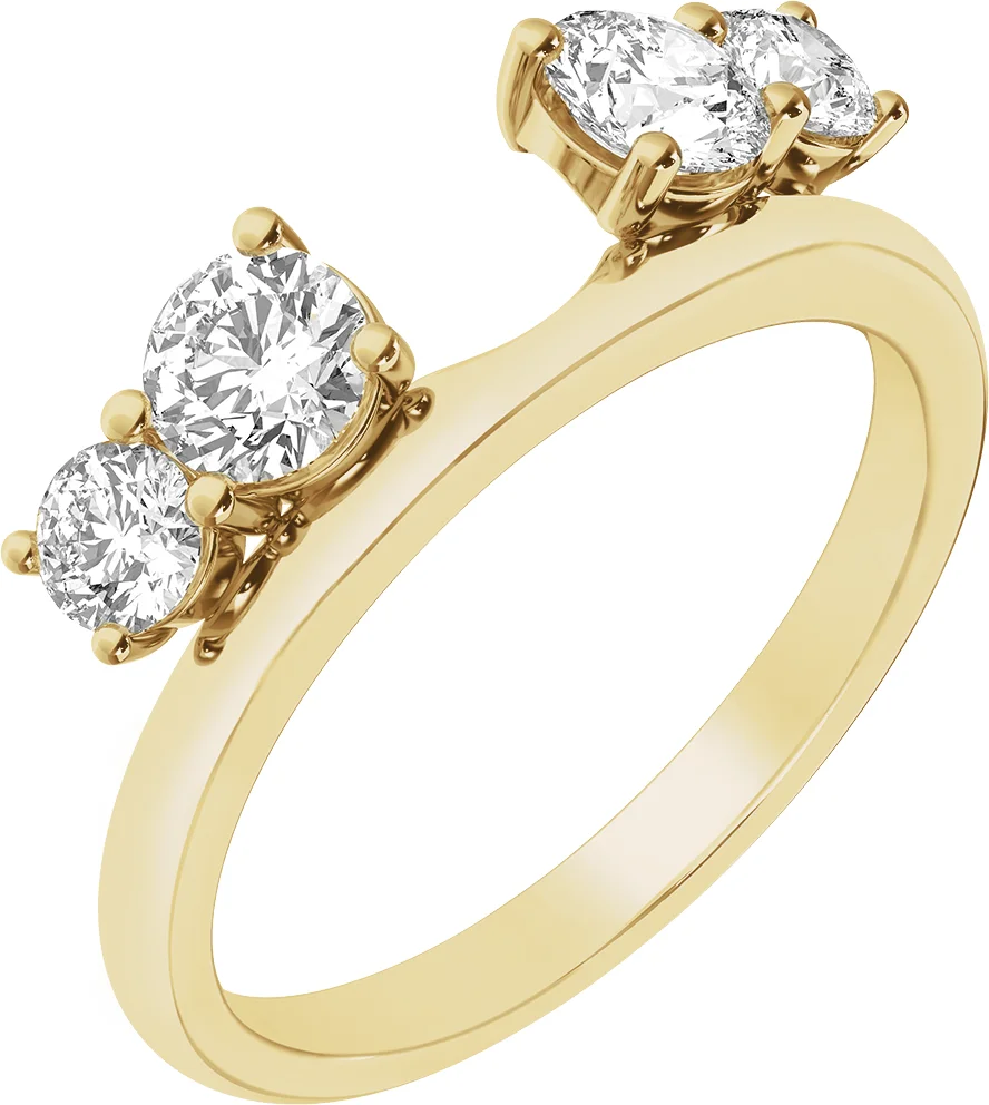 Wind Round band in 14K White Gold | Haejin Jewelry Brooklyn