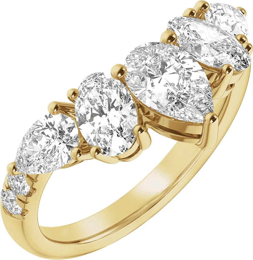 Soft Arc band in 14K White Gold | Haejin Jewelry Brooklyn
