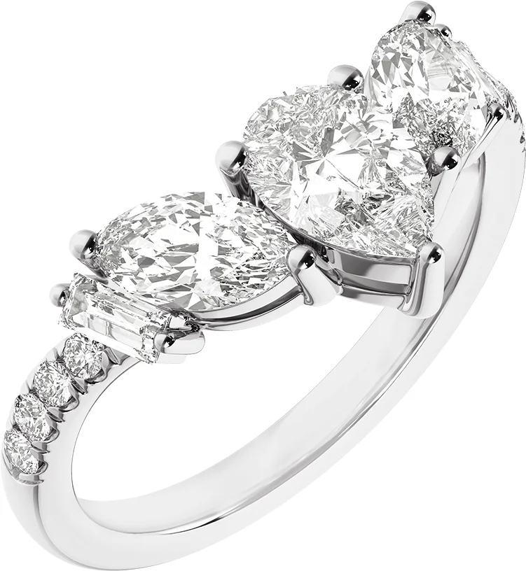 Soft Arc band in 14K White Gold | Haejin Jewelry Brooklyn