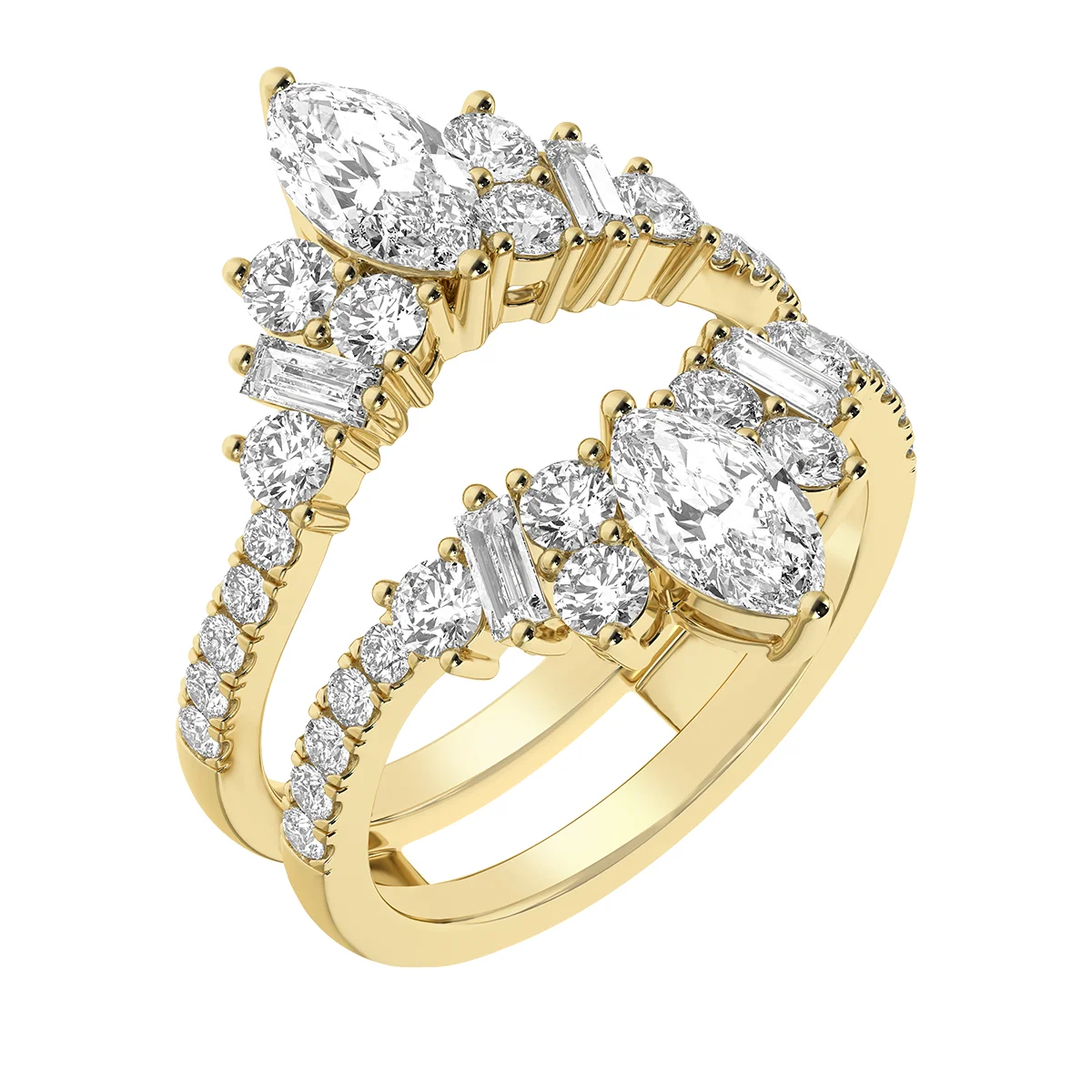 Close Guard band in 14K White Gold | Haejin Jewelry Brooklyn