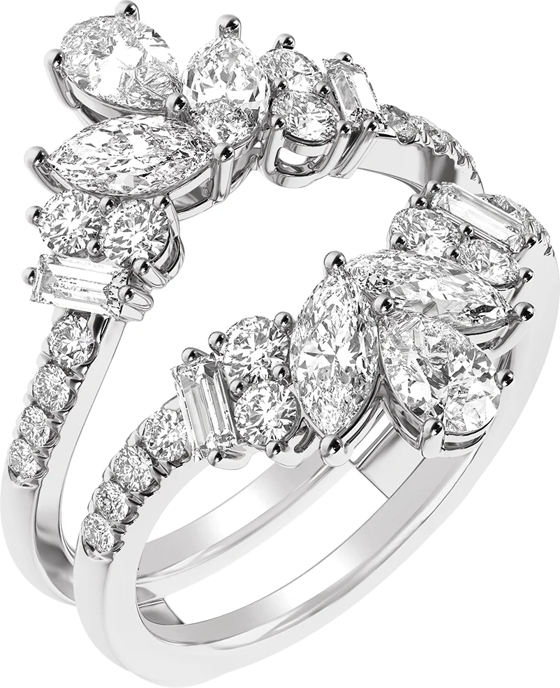 Close Guard engagement ring setting