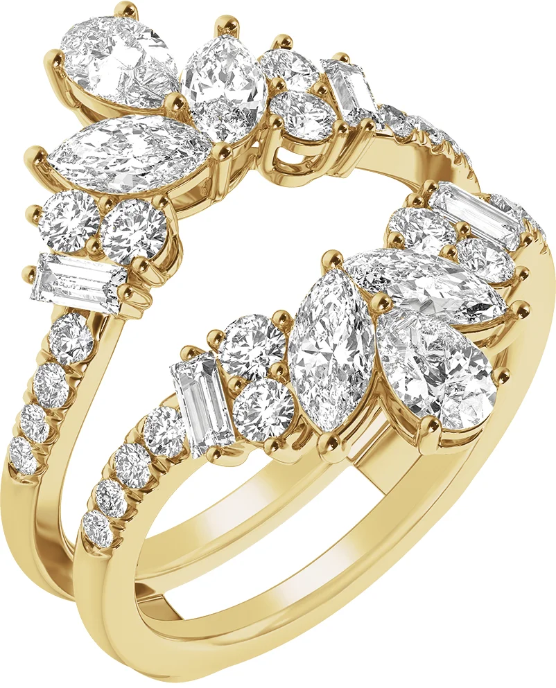 Close Guard band in 14K White Gold | Haejin Jewelry Brooklyn