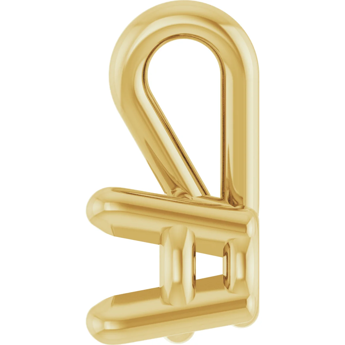 Round 4-Prong Basket Pendant  view 3