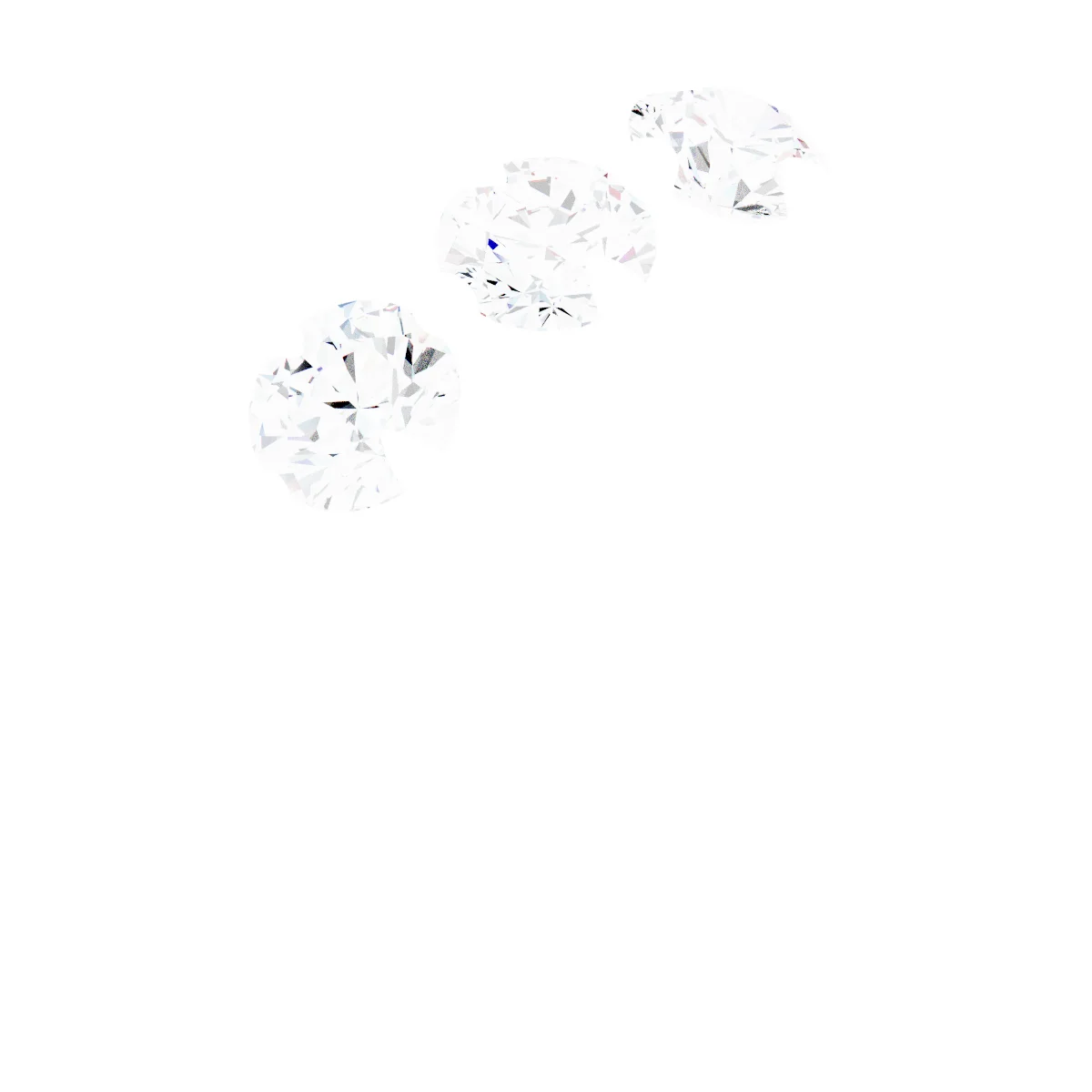Three Points band in 14K White Gold | Haejin Jewelry Brooklyn