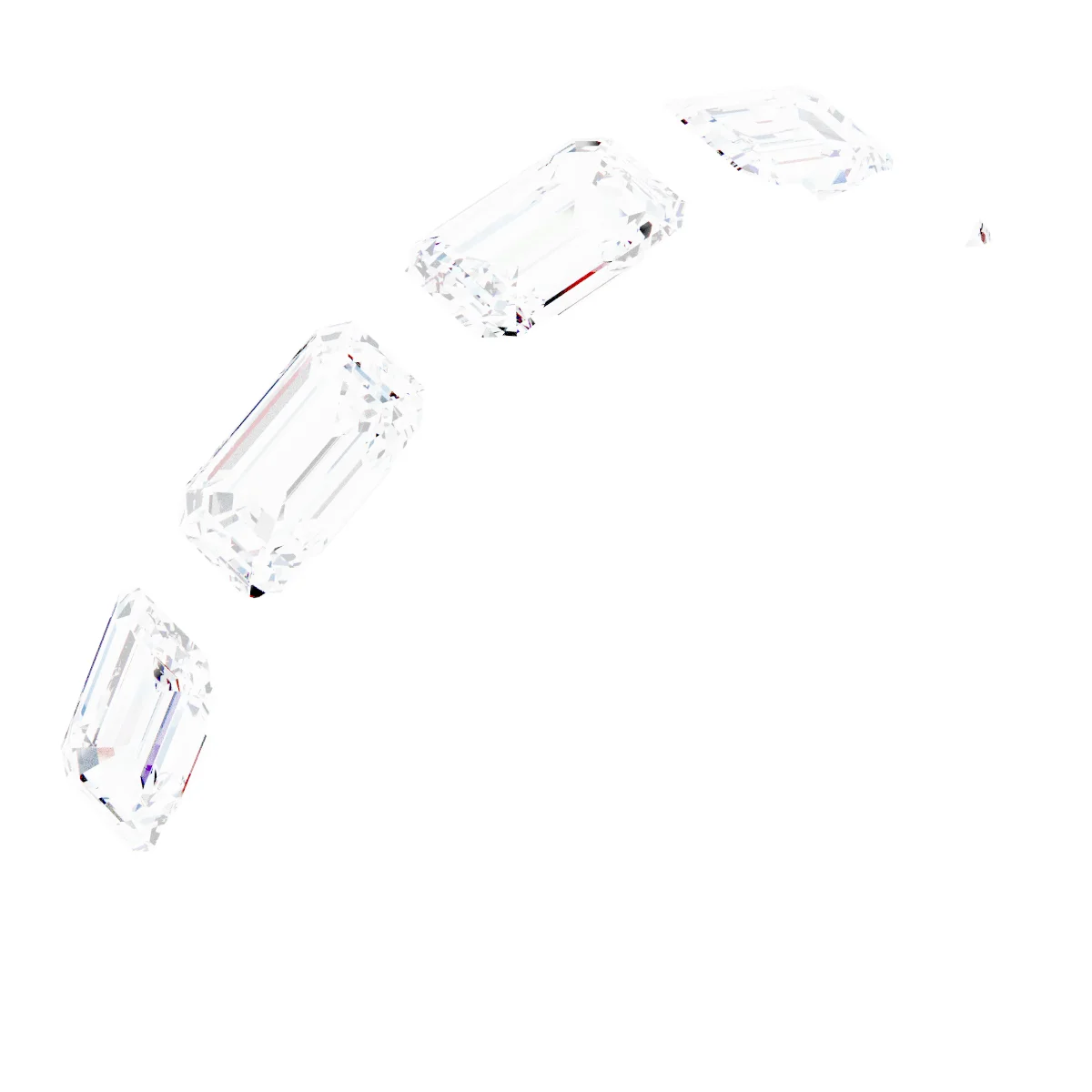 Half-Bezel Five-Stone Anniversary Band band in 14K White Gold | Haejin Jewelry Brooklyn